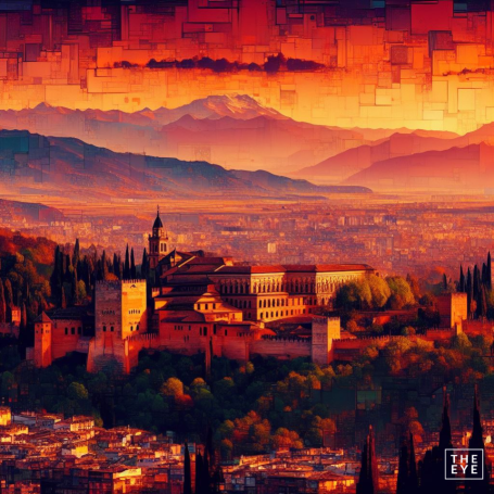 Atardecer en la Alhambra