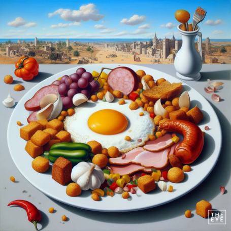 Migas manchegas - Estilo surrealista