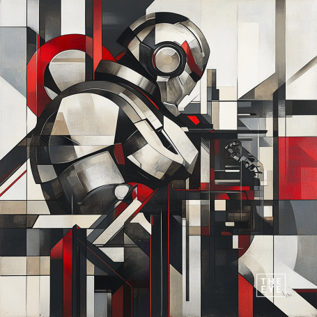 A Constructivist-inspired depiction of War Machine