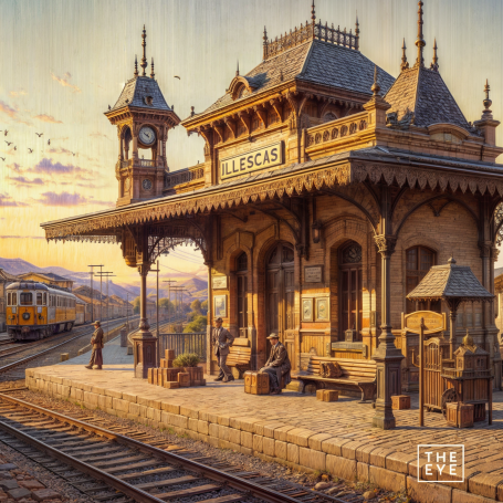 1904 – Estación ferrocarril Illescas - Pos Impresionismo