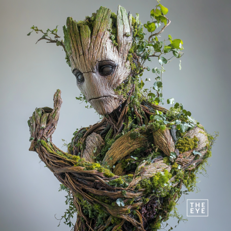 An organic, bio-art interpretation of Groot